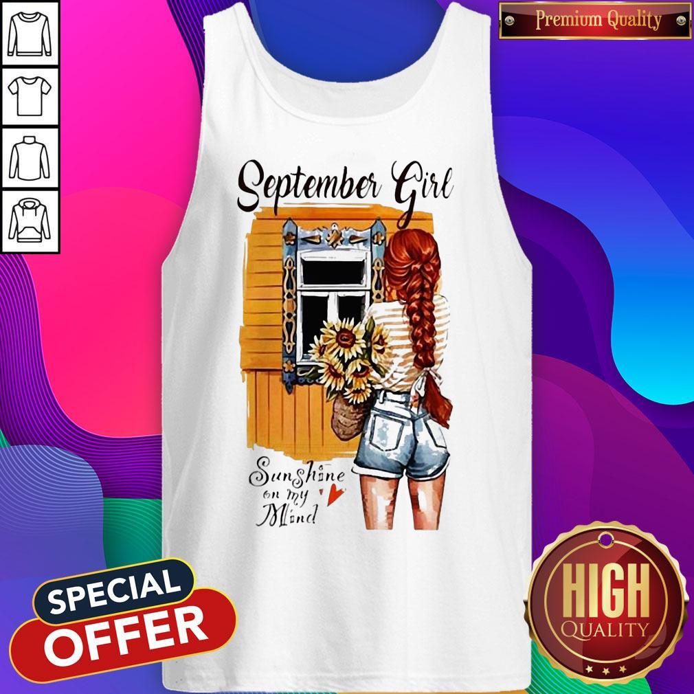 September Girl Sunshine On My Mind Tank Top