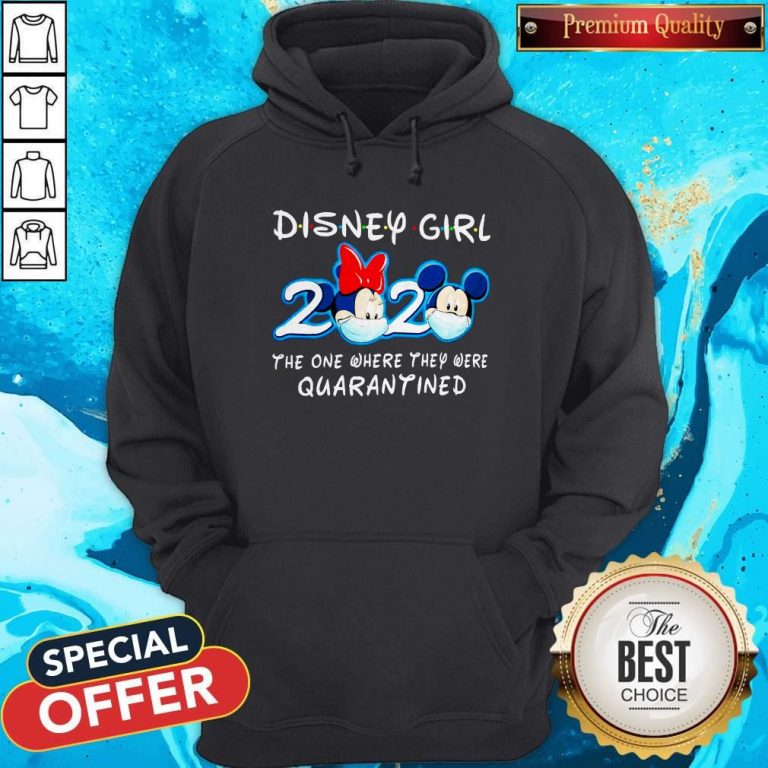 Mickey Face Mask Disney Girl 2020 The One Where They Were Quarantined Hoodie