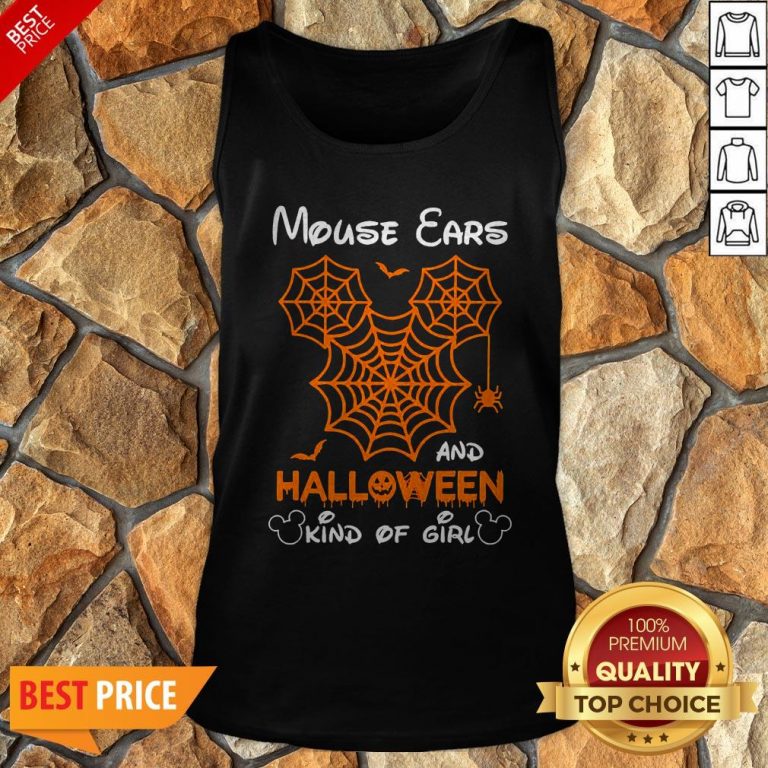 Mickey Mouse Ears And Halloween Kind Of Girls Tank Top
