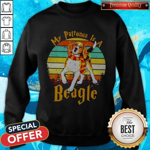 My Patronus Is A Beagle Vintage Sweatshirt