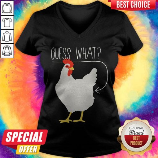 Nice Chicken Guess What V-neck