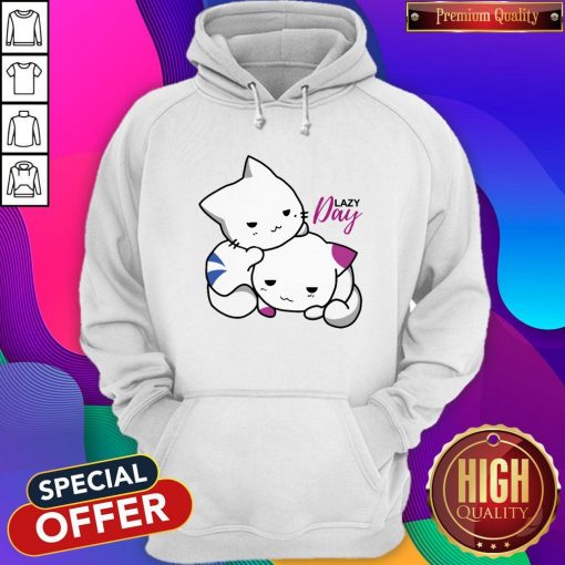 Nice Lazy Day Cats Women's Plus Size Hoodie