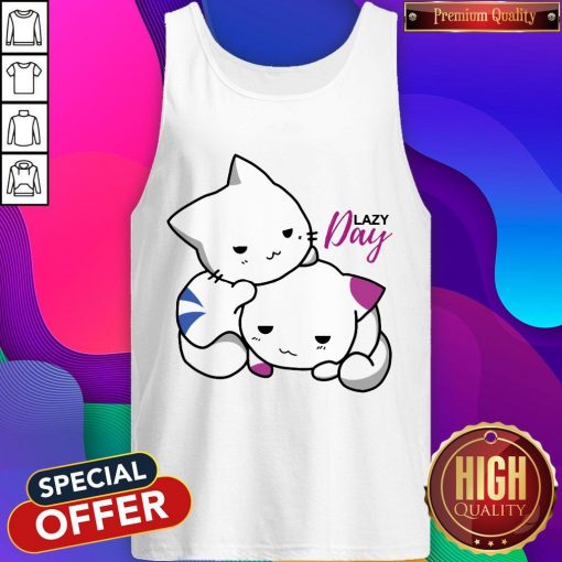 Nice Lazy Day Cats Women's Plus Size Tank Top