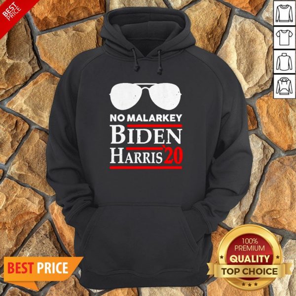 Official No More Malarkey Biden Harris 20 Hoodie