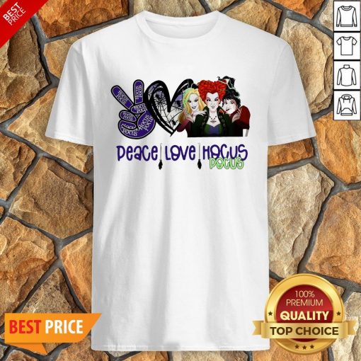 Peace Love Hocus Pocus Shirt