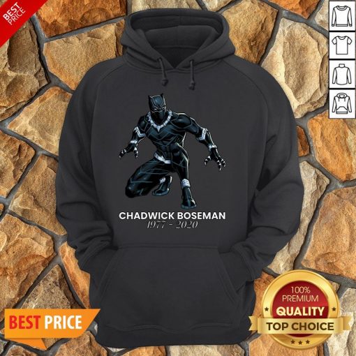 Thank You For The Memories Chadwick Boseman Black Panther Rip 1977-2020 Hoodie