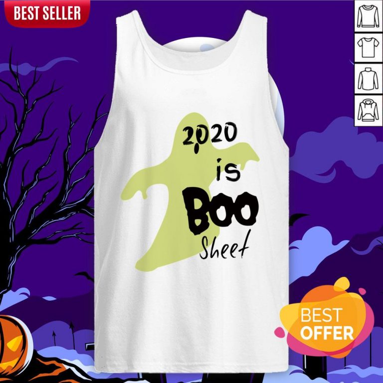 2020 Is Boo Sheet Spooky Quarantine Halloween Tank Top