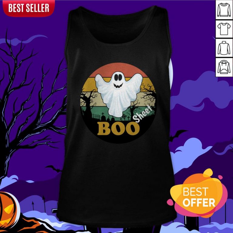 Boo 2020 Tee Spooky Halloween Vintage Tank Top