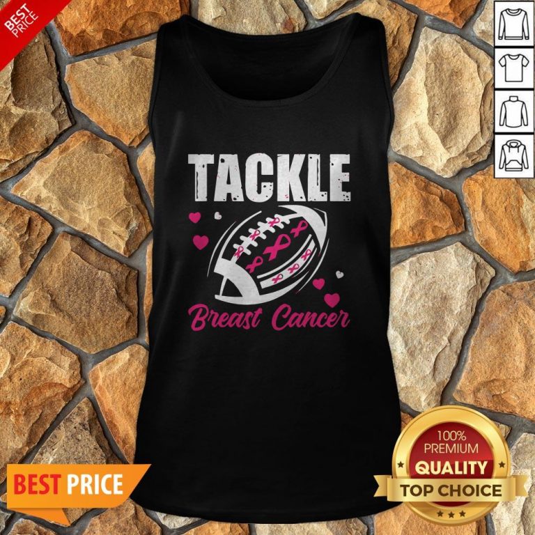 Breast Cancer Awareness Tackle Breast Cancer Football Gifts Tank Top
