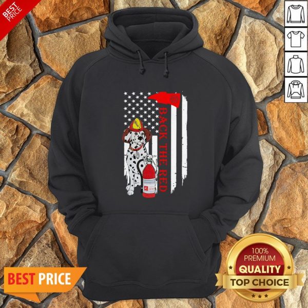 Cute Dalmatian Back The Red Hoodie