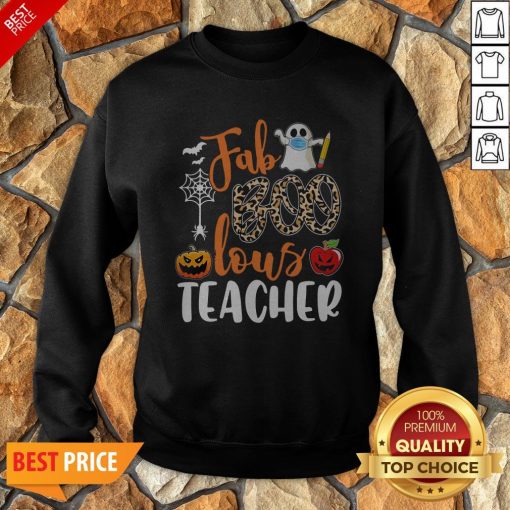 Fab Boo Lous Teacher Halloween Sweatshirt