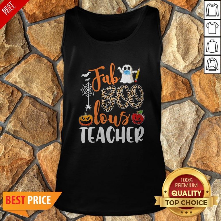 Fab Boo Lous Teacher Halloween Tank Top