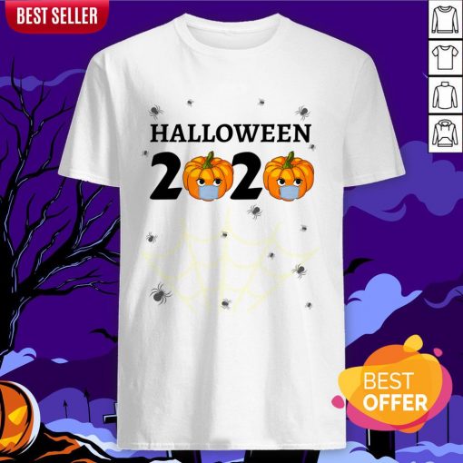 Halloween 2020 Design With Punkin Mask Quarantine Shirt