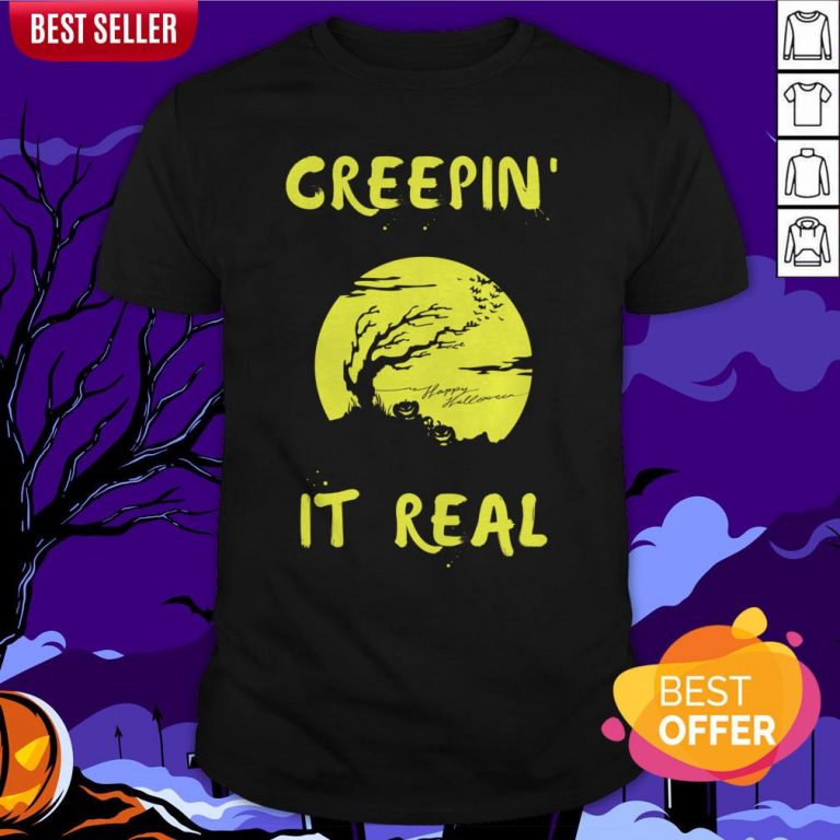 Halloween Funny Graveyard Greepin' It Real Shirt