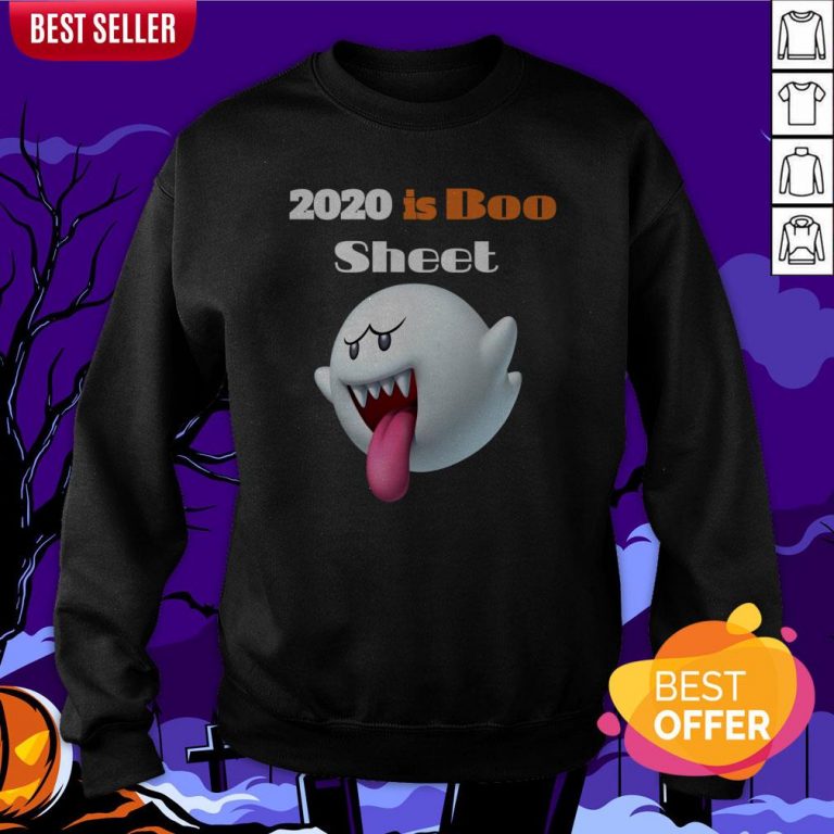 Happy Halloween Day 2020 Is Boo Sheet Sweatshirt