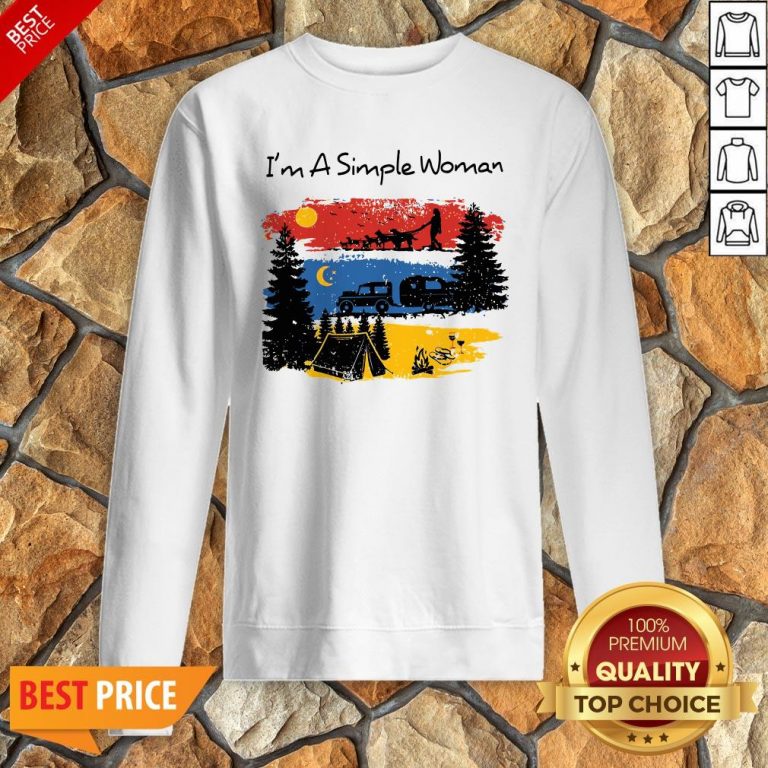 I’m A Simple Woman Christmas Sweatshirt