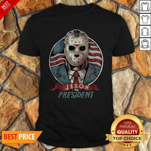 Jason Voorhees For President American Flag Shirt