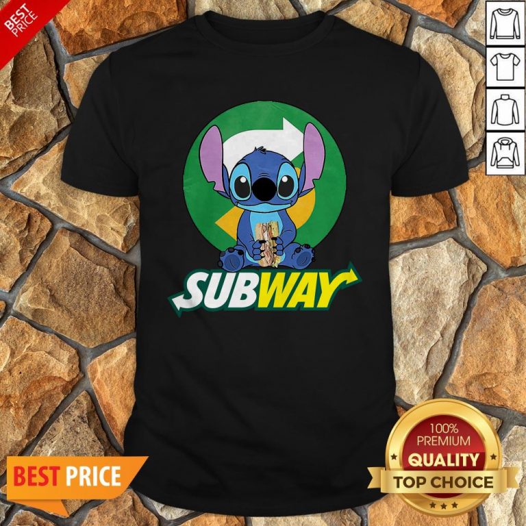 Nice Stitch Hug Subway Shirt