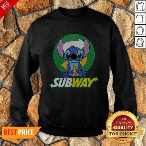 Nice Stitch Hug Subway Sweatshirt
