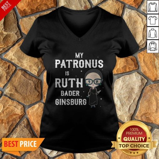 RBG My Patronus Is Ruth Bader Ginsburg V-neck