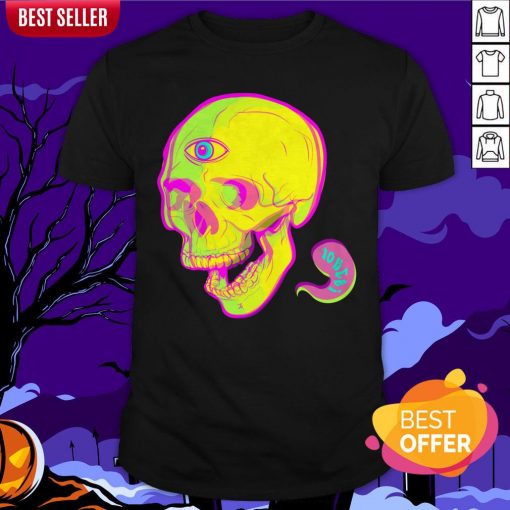Trippy Sugar Skull Day Of The Dead Shirt