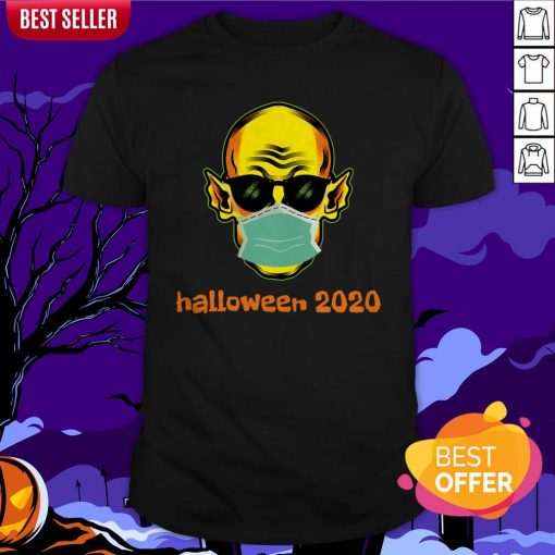 Vampire Face Mask Halloween 2020 Quarantined Shirt