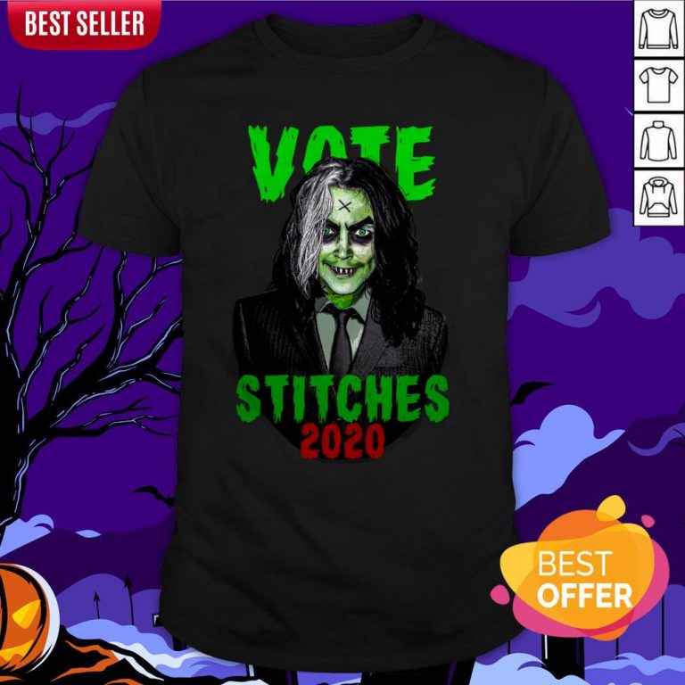 Vote Stitches 2020 Spooky Halloween Vintage Shirt