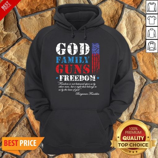God Family Guns Freedom Christian Maga 2020 Trump Hoodie