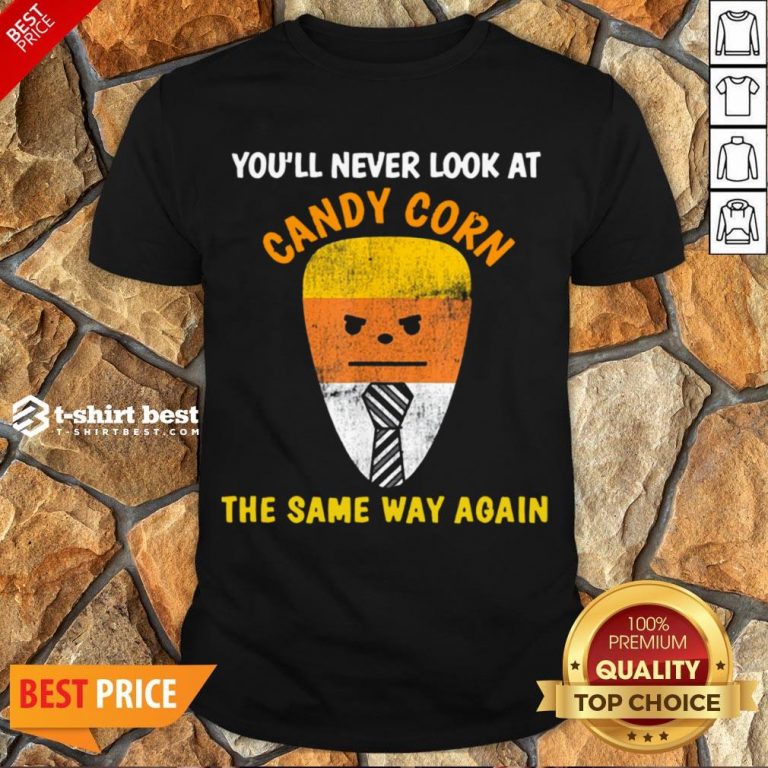 Good Candy Corn Trump Costume Halloween Candy V-neck- Design By T-shirtbest.com