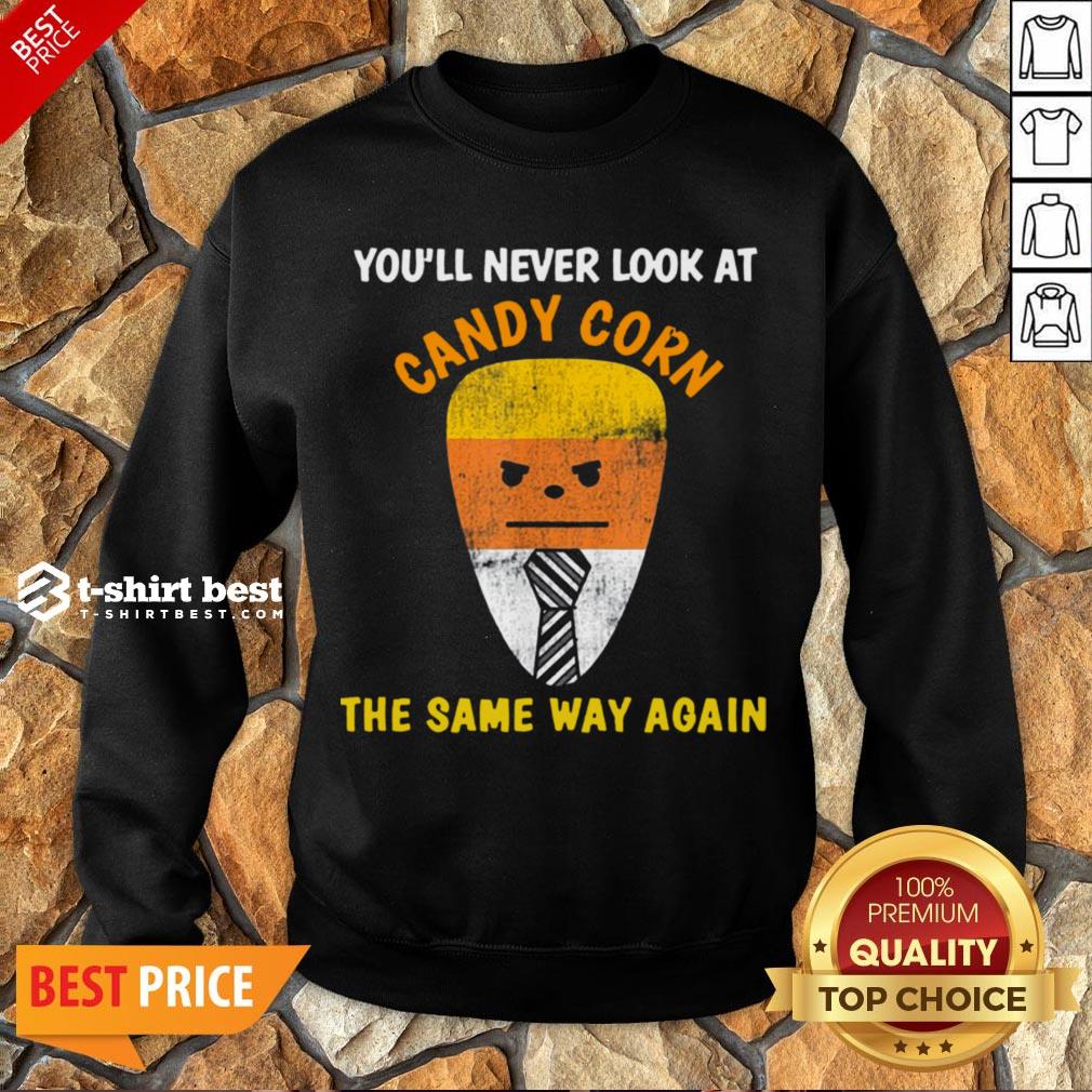 Good Candy Corn Trump Costume Halloween Candy Sweatshirt- Design By T-shirtbest.com
