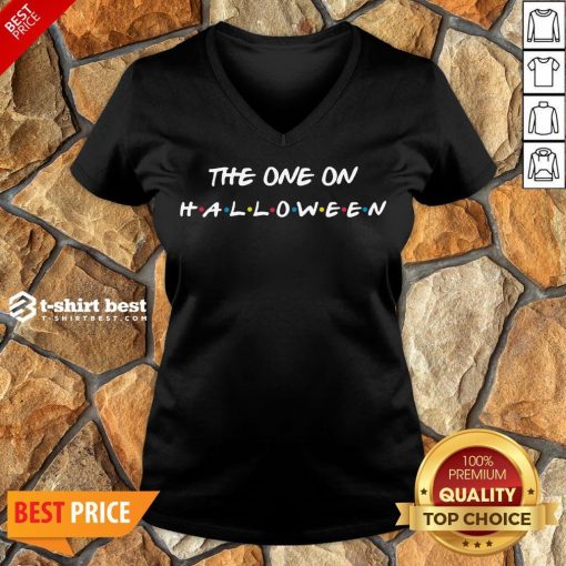 Hot Halloween 2020 Friends The One On Halloween V-neck- Design By T-shirtbest.com
