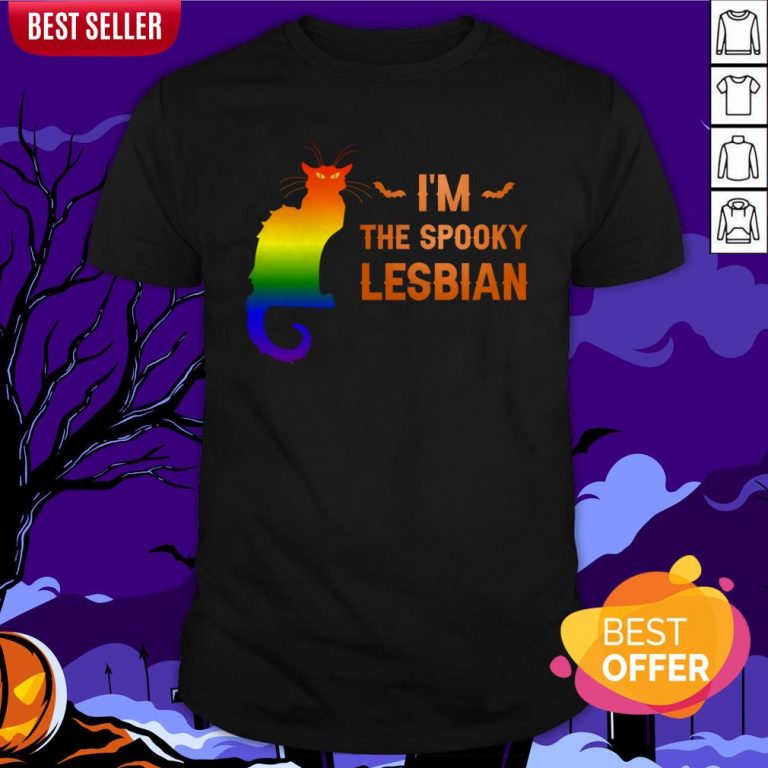 I'm The Spooky Lesbian LGBT Halloween Shirt