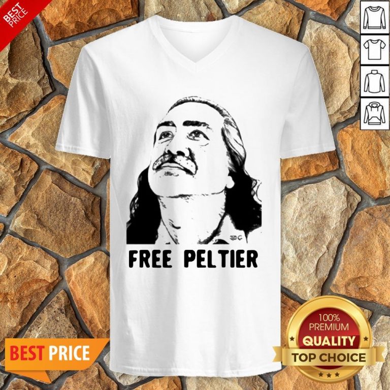 Nice Official Free Leonard Peltier V-neck