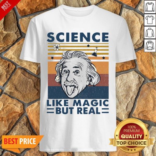 Nice Science Like Magic But Real Vintage Shirt