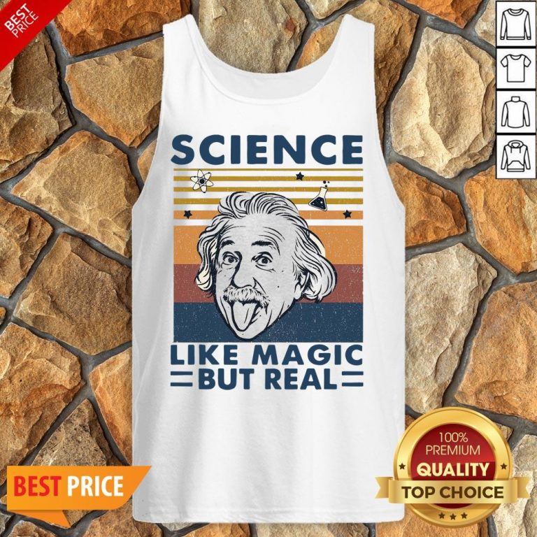 Nice Science Like Magic But Real Vintage Tank Top