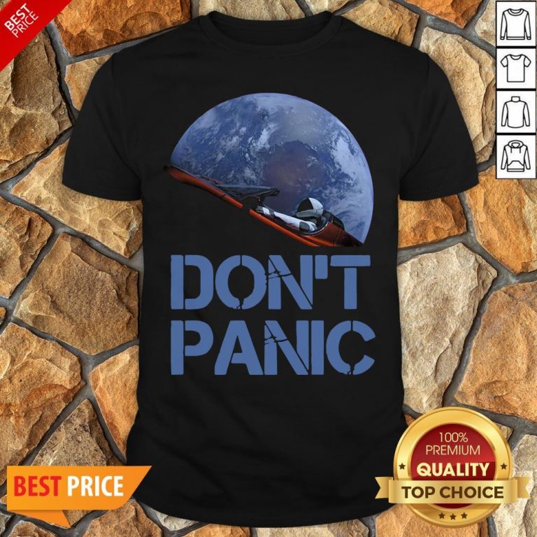 Official Don’t Panic Starman Essential Shirt