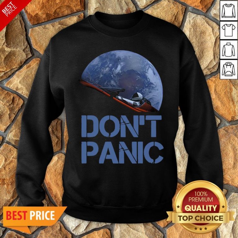Official Don’t Panic Starman Essential Sweatshirt