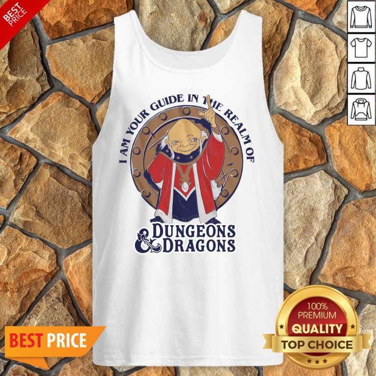 Official I Am Your Guide In The Realm Of Dungeons Dragons Tank Top