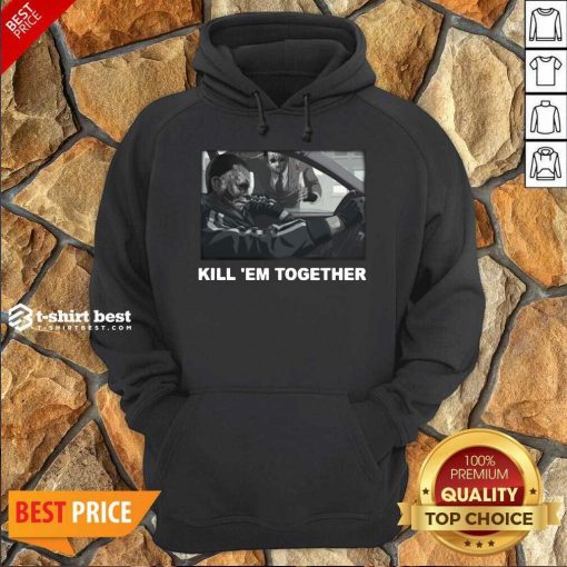 Horror Michael And Jason Voorhees Kill ’em Together Hoodie - Design By 1tees.com
