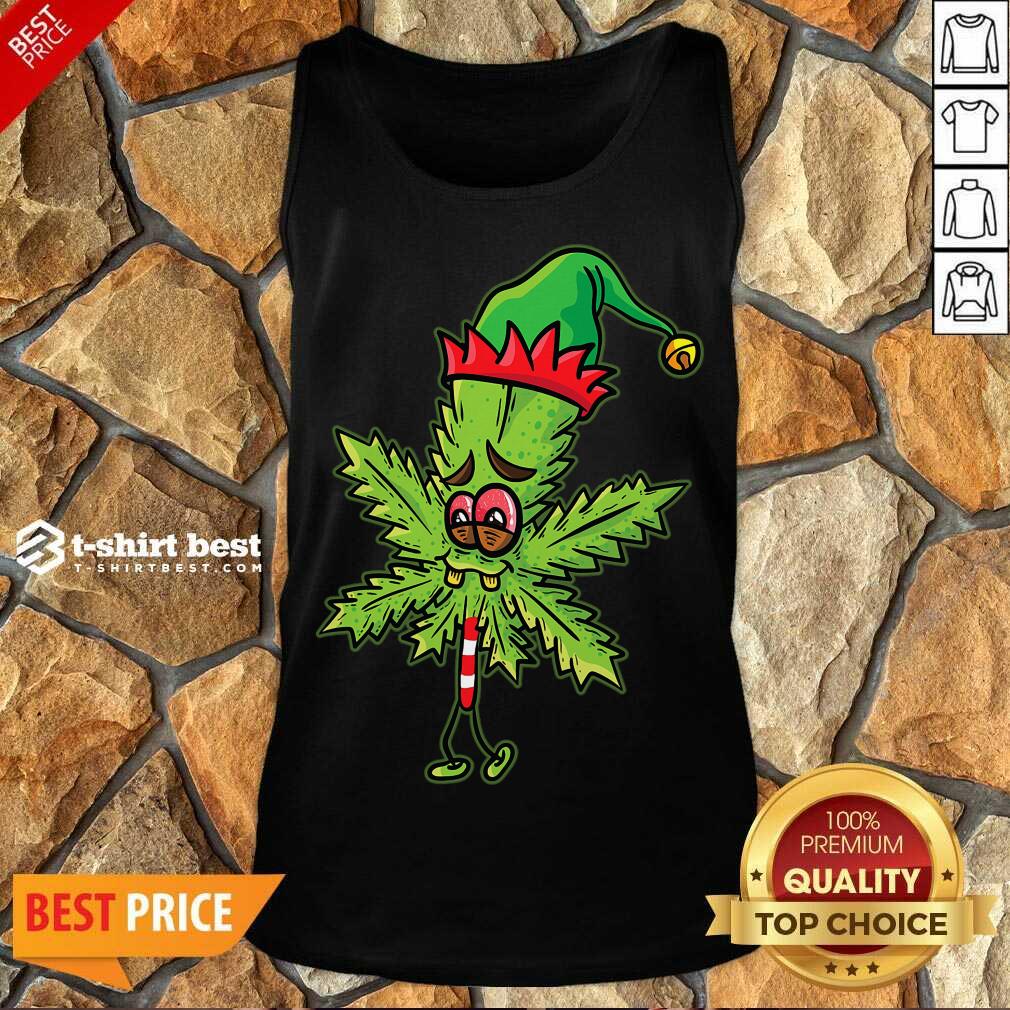 Lick Cannabis Candy Christmas Tank Top - Design By 1tees.com