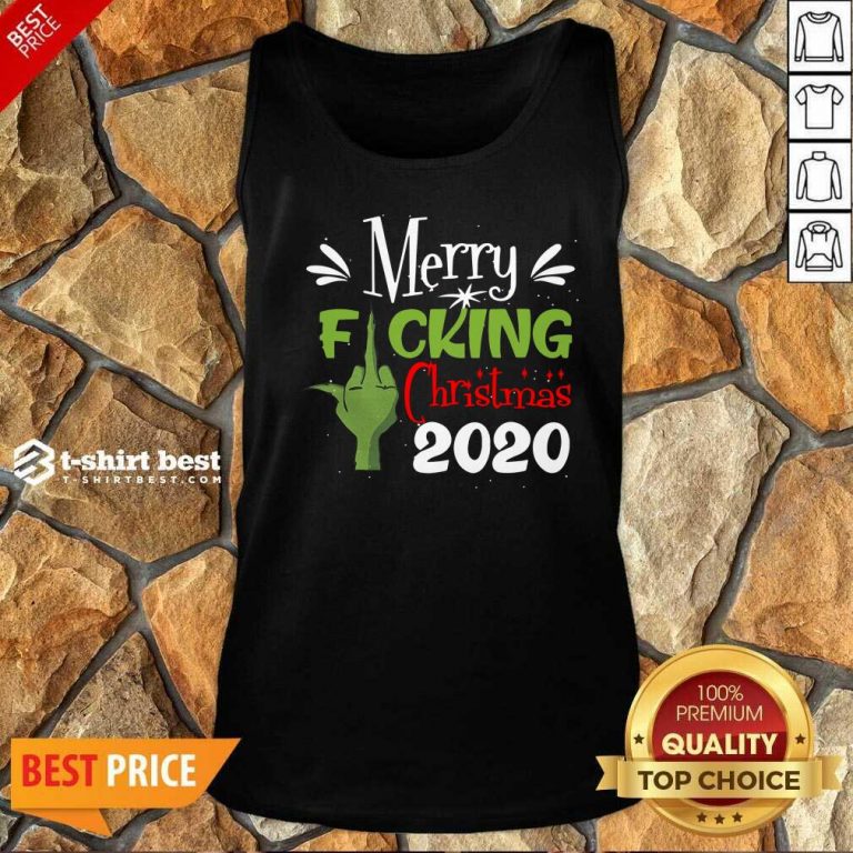 Funny Merry Fuking Christmas 2020 Grinch Tank Top