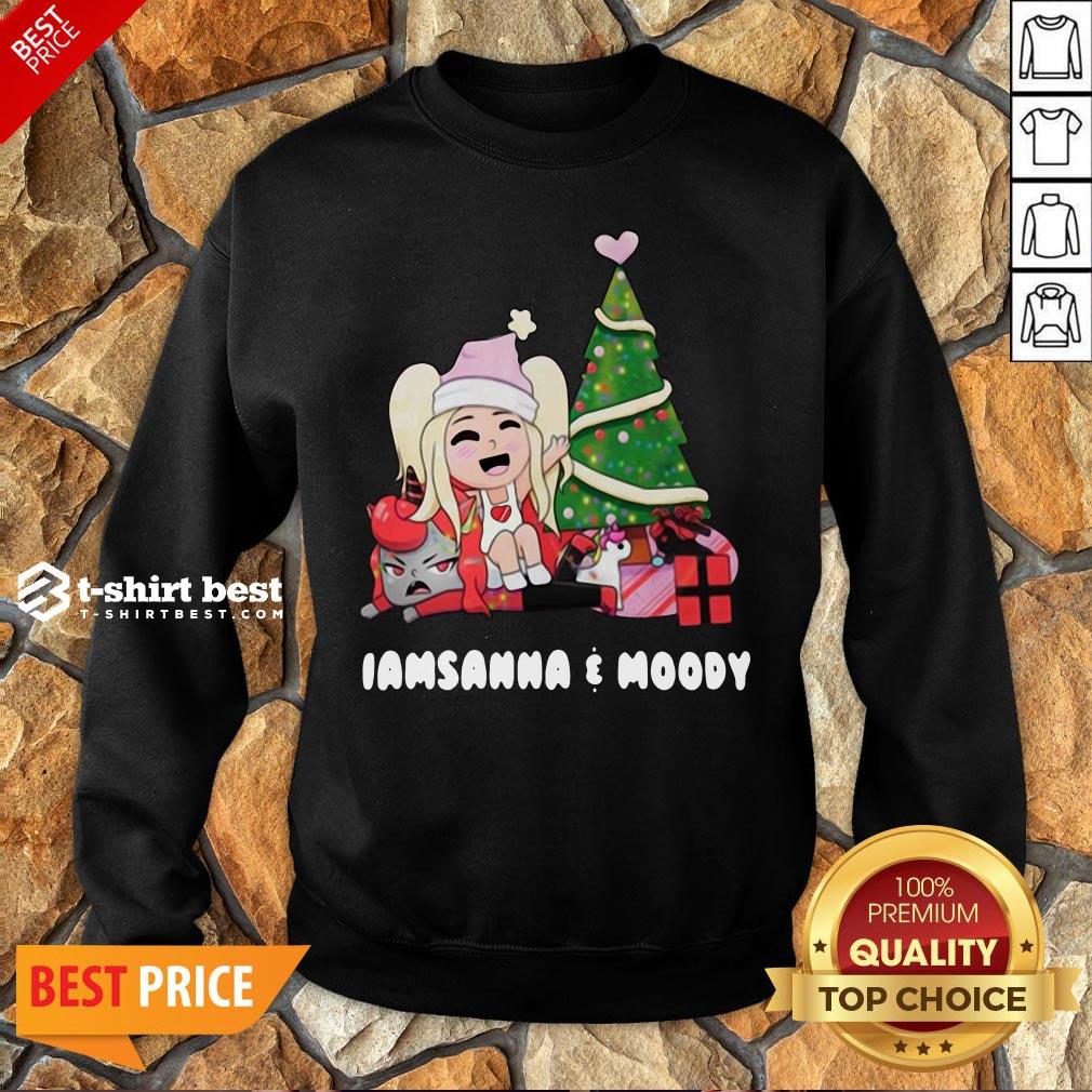 Nice I Am Sanna Moody Christmas Tree Sweatshirt