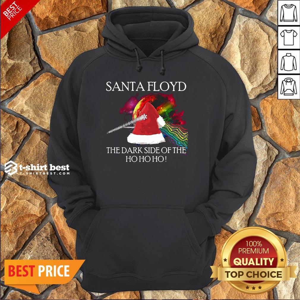 Nice Santa Floyd The Dark Side Of The Ho Ho Ho Christmas Hoodie
