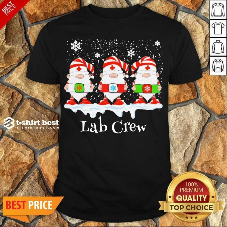 Official Gnome Nurse Lab Crew Merry Christmas 2020 Shirt - Design By 1tees.com