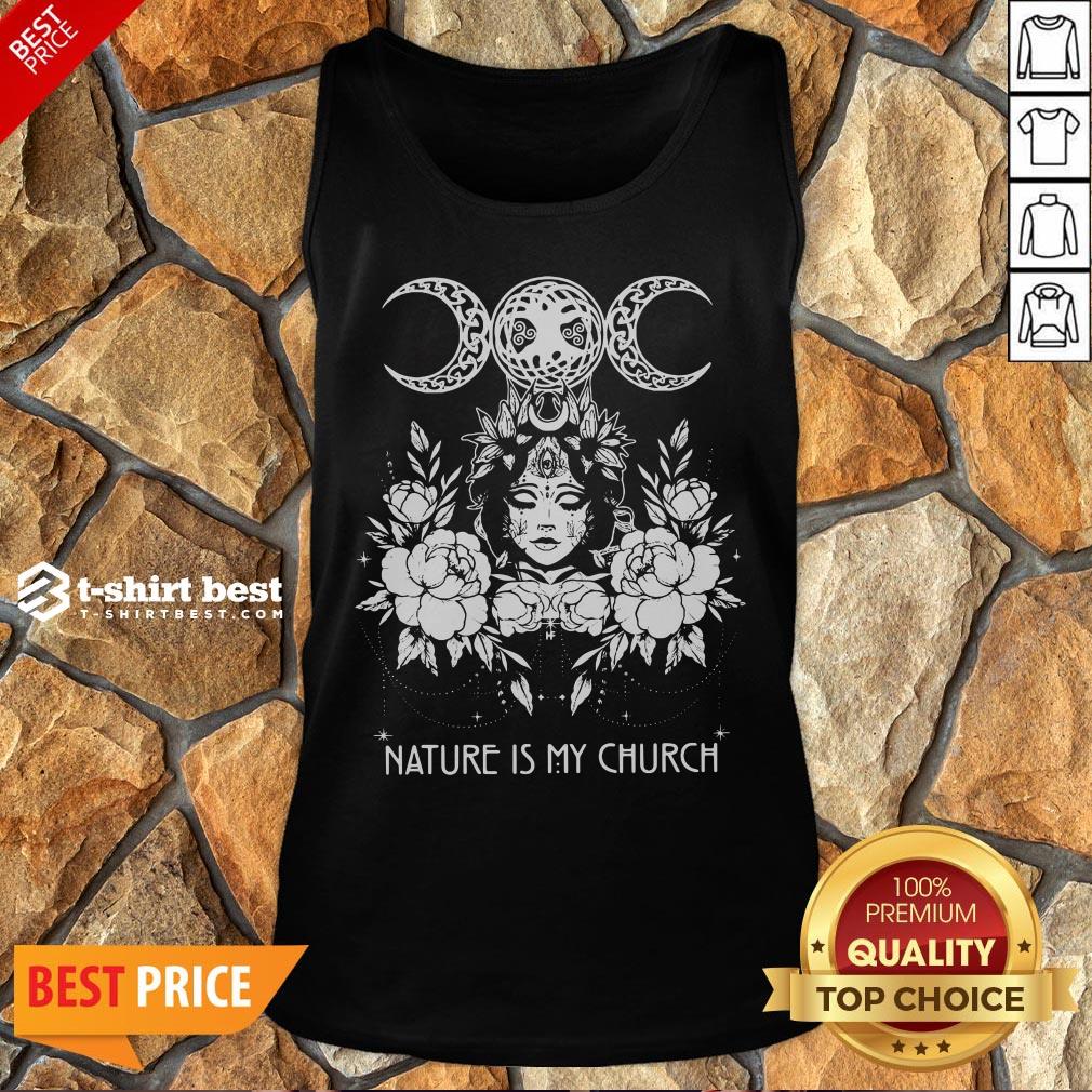 Official Witch Wicca Nature Is My Church Tank Top