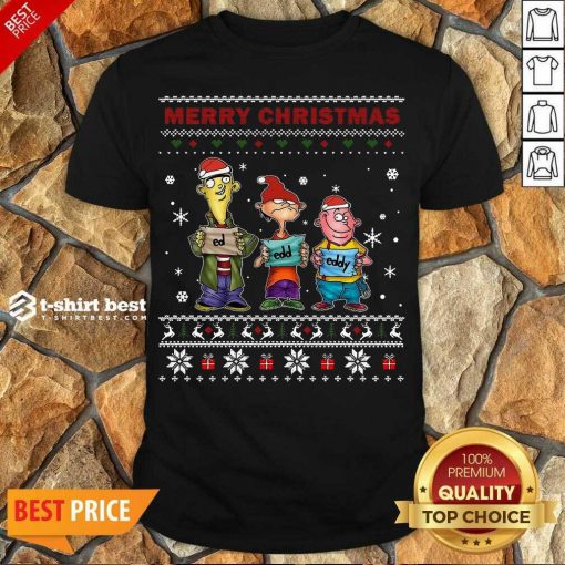 Perfect Ed Edd Eddy Merry Christmas Ugly Shirt - Design By 1tees.com
