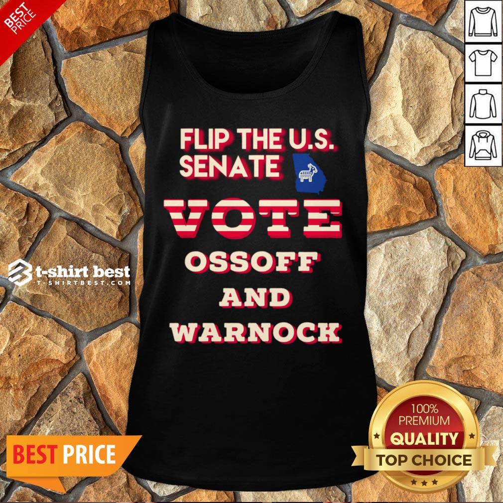 Premium Flip The Us Ossoff Warnock Vote Georgia Senate Tank Top