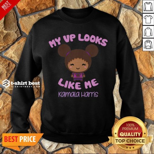 Premium My Vp Looks Like Me Cute Black Girls Toddler Sweatshirt