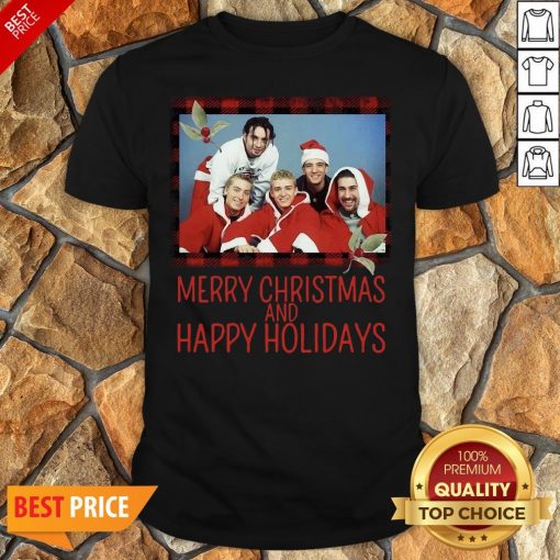 Premium NSYNC Merry Christmas And Happy Holidays Sweat Shirt