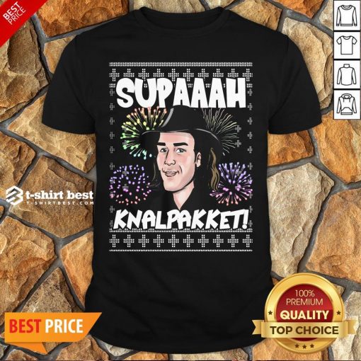 Premium Supaaah Knalpakket Ugly Christmas Shirt